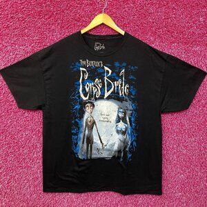 The Corpse Bride Emily & Victor Tim Burton T-Shirt 2XL